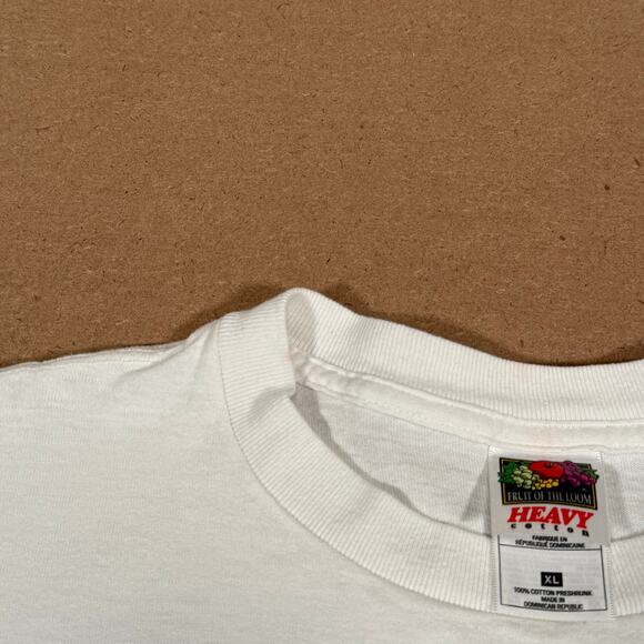 Vintage Elvis Presley Graphic T-Shirt 90s Rock Tee White Music Memorabilia XL - Picture 7 of 8